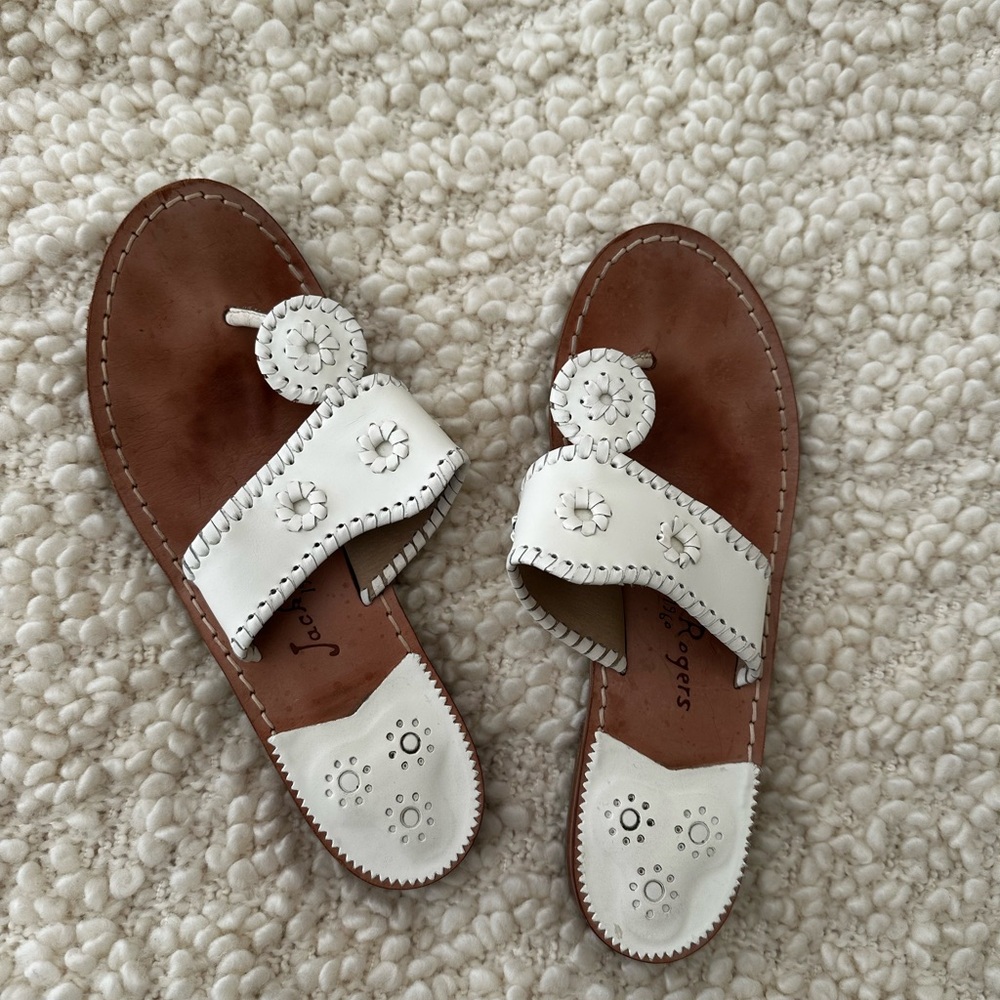 White Jack Rodger’s Leather Sandals